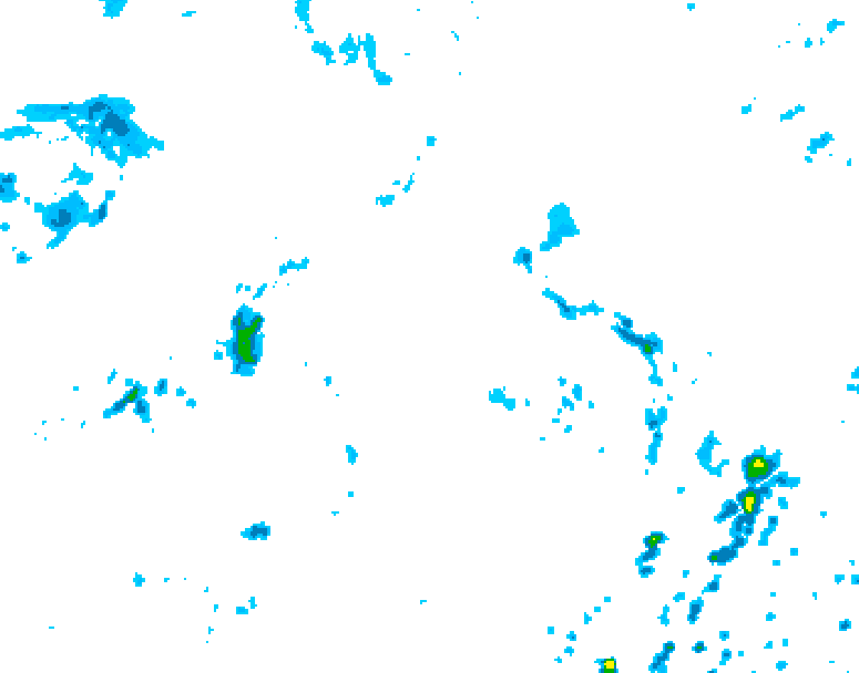 GDPS precipitation 006 hour forecast chart for Canada based on 2026/08/28 1200Z data