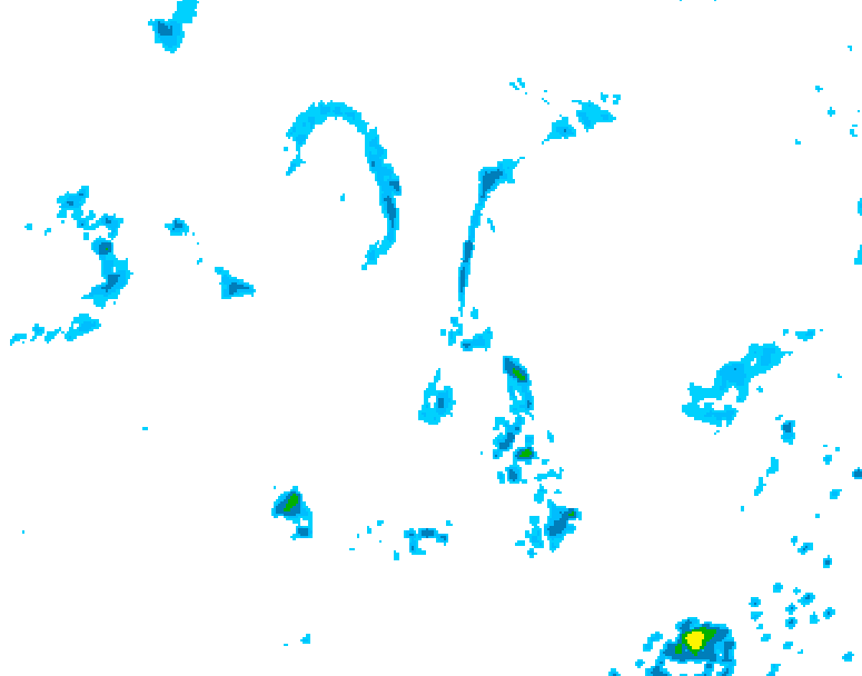 GDPS precipitation 222 hour forecast chart for Canada based on 2026/08/28 1200Z data