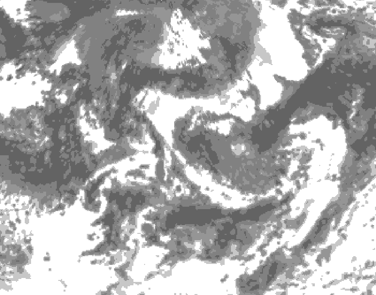 GDPS total cloud 048 hour forecast chart for Canada based on 2026/08/28 1200Z data