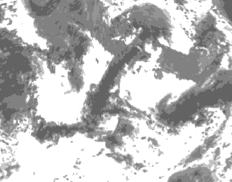 GDPS total cloud 198 hour forecast chart for Canada based on 2026/08/28 1200Z data
