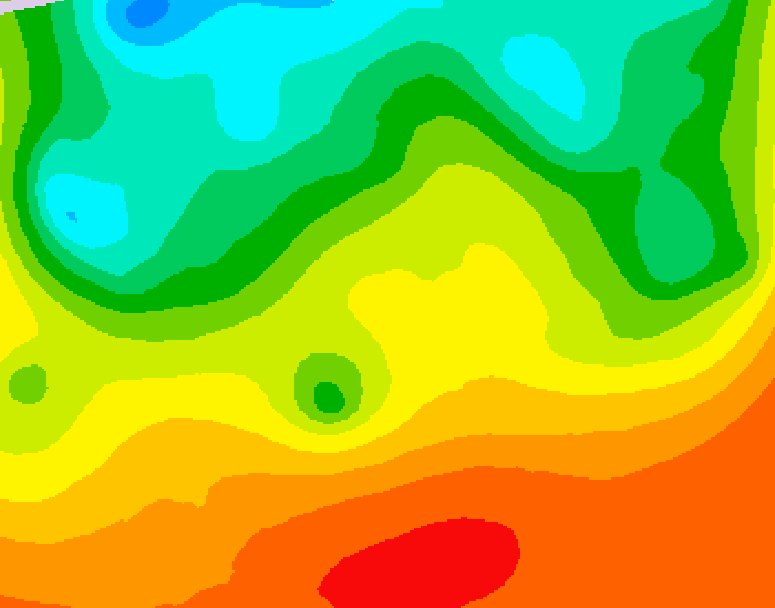 GDPS 500 millibar geopotential height 072 hour forecast chart for Canada based on 2026/08/29 0000Z data