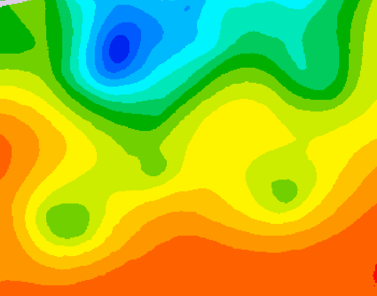 GDPS 500 millibar geopotential height 168 hour forecast chart for Canada based on 2026/08/29 0000Z data