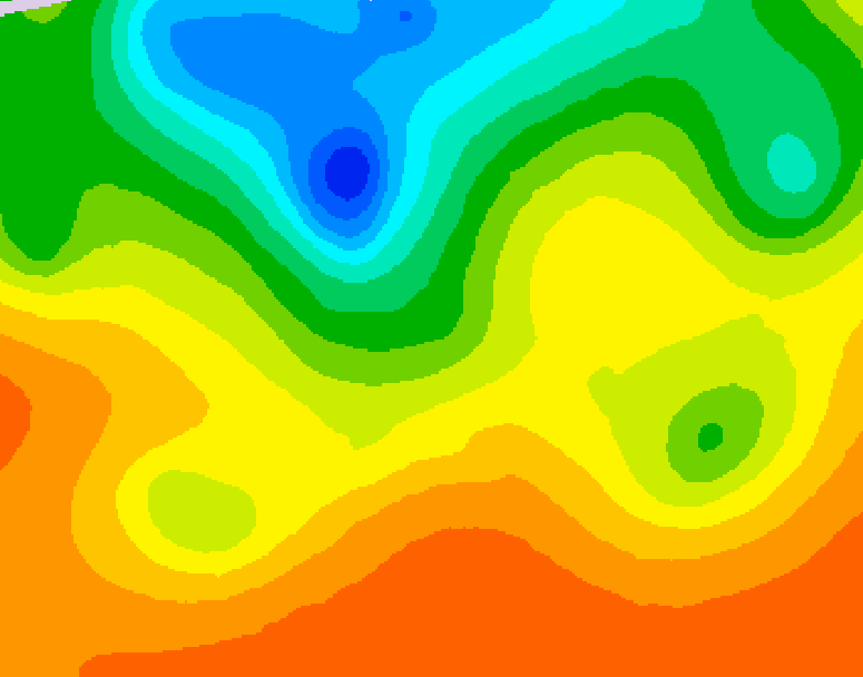 GDPS 500 millibar geopotential height 192 hour forecast chart for Canada based on 2026/08/29 0000Z data