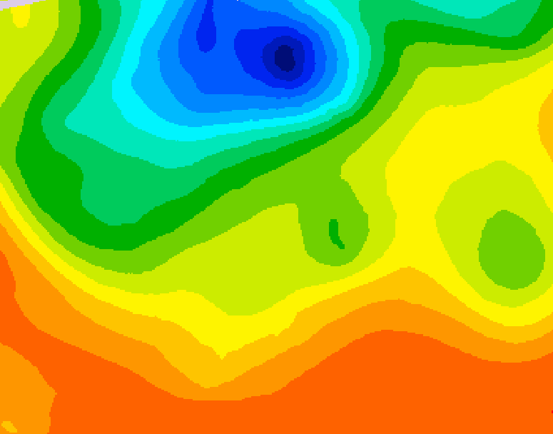 GDPS 500 millibar geopotential height 234 hour forecast chart for Canada based on 2026/08/29 0000Z data