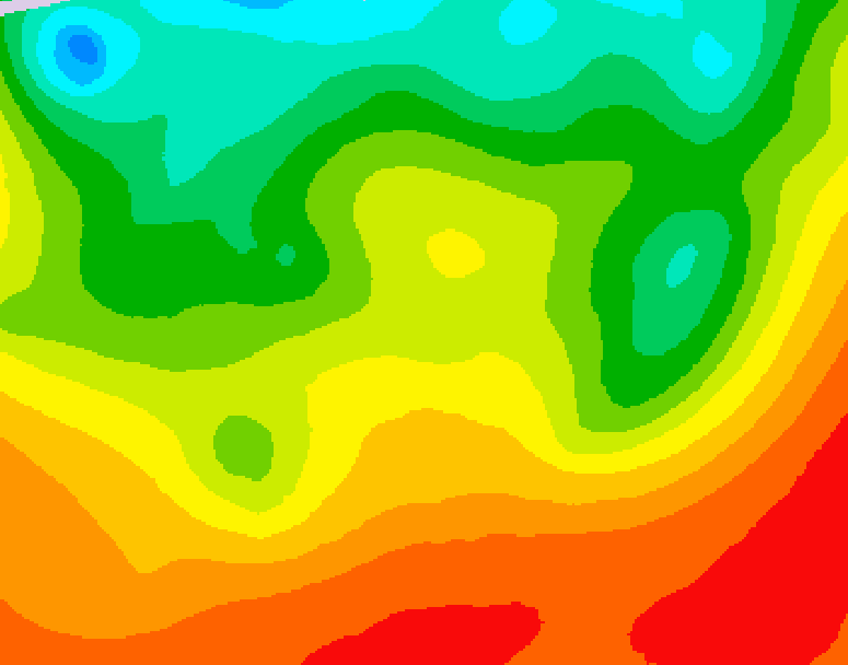 GDPS 500 millibar geopotential height 030 hour forecast chart for Canada based on 2026/08/29 1200Z data