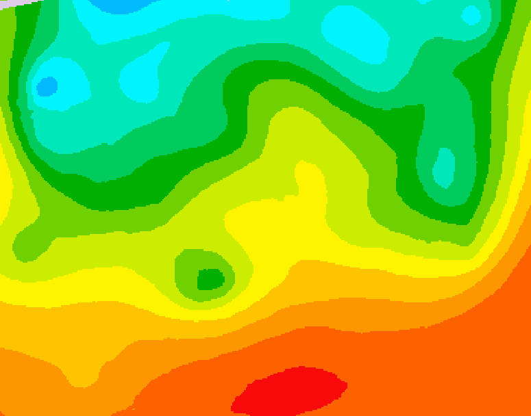 GDPS 500 millibar geopotential height 048 hour forecast chart for Canada based on 2026/08/29 1200Z data