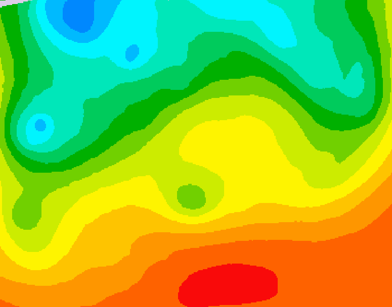 GDPS 500 millibar geopotential height 072 hour forecast chart for Canada based on 2026/08/29 1200Z data