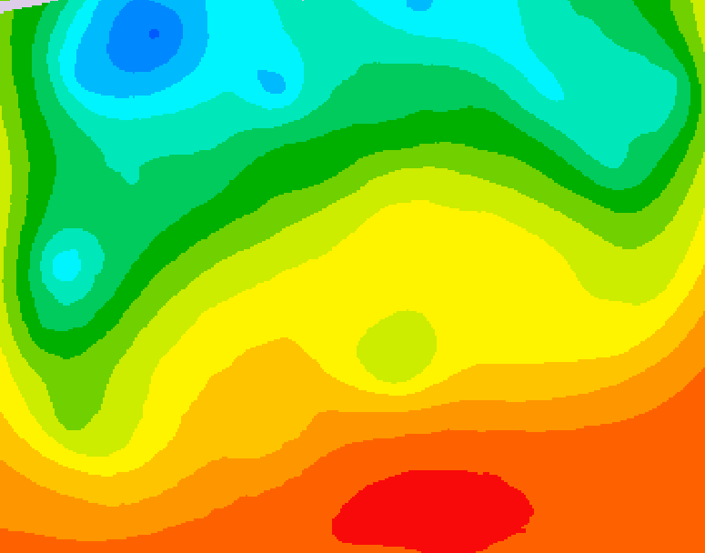 GDPS 500 millibar geopotential height 084 hour forecast chart for Canada based on 2026/08/29 1200Z data