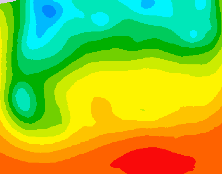 GDPS 500 millibar geopotential height 102 hour forecast chart for Canada based on 2026/08/29 1200Z data