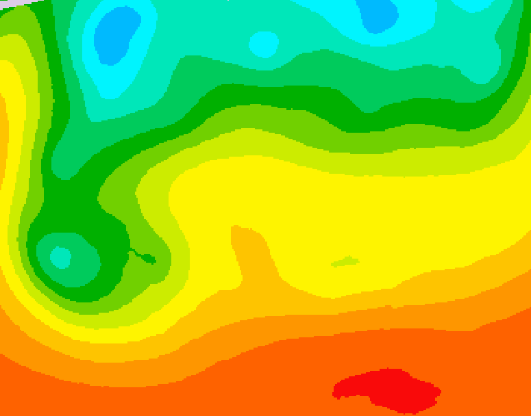 GDPS 500 millibar geopotential height 114 hour forecast chart for Canada based on 2026/08/29 1200Z data