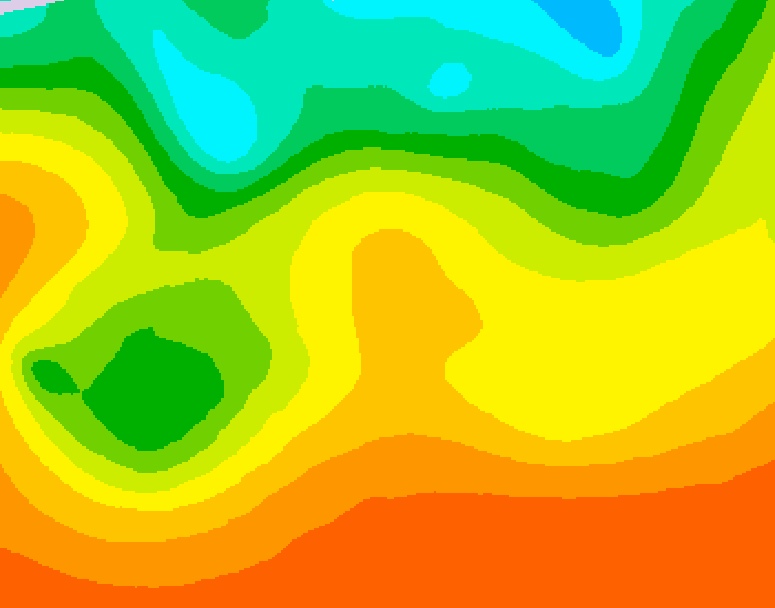 GDPS 500 millibar geopotential height 138 hour forecast chart for Canada based on 2026/08/29 1200Z data