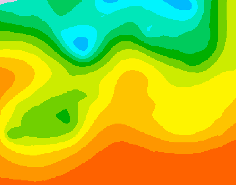 GDPS 500 millibar geopotential height 150 hour forecast chart for Canada based on 2026/08/29 1200Z data