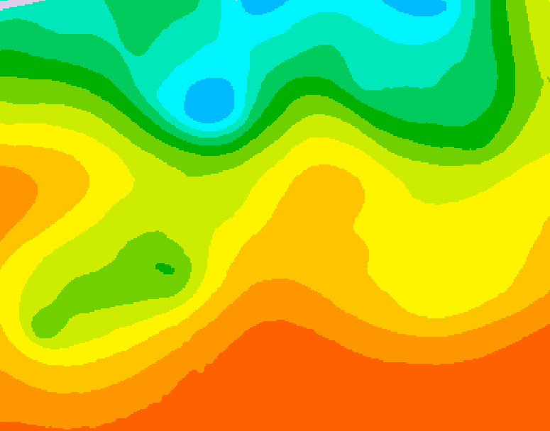 GDPS 500 millibar geopotential height 156 hour forecast chart for Canada based on 2026/08/29 1200Z data