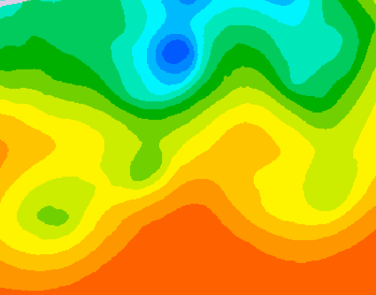 GDPS 500 millibar geopotential height 174 hour forecast chart for Canada based on 2026/08/29 1200Z data
