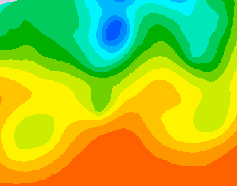 GDPS 500 millibar geopotential height 180 hour forecast chart for Canada based on 2026/08/29 1200Z data
