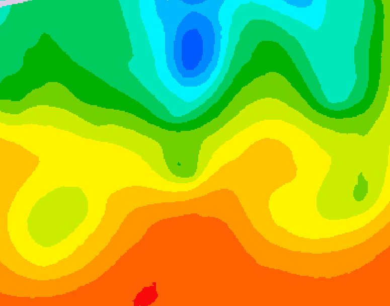 GDPS 500 millibar geopotential height 186 hour forecast chart for Canada based on 2026/08/29 1200Z data
