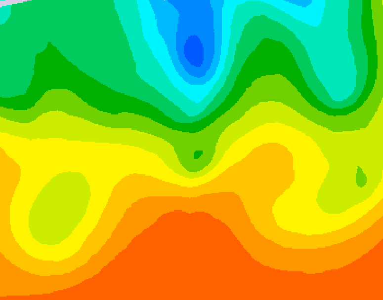 GDPS 500 millibar geopotential height 192 hour forecast chart for Canada based on 2026/08/29 1200Z data