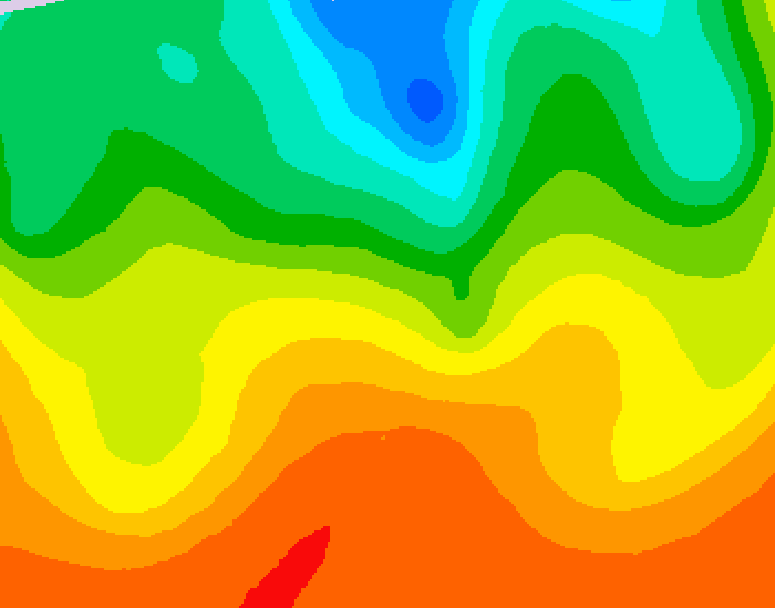 GDPS 500 millibar geopotential height 204 hour forecast chart for Canada based on 2026/08/29 1200Z data
