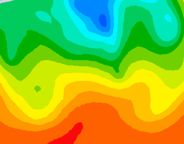 GDPS 500 millibar geopotential height 210 hour forecast chart for Canada based on 2026/08/29 1200Z data