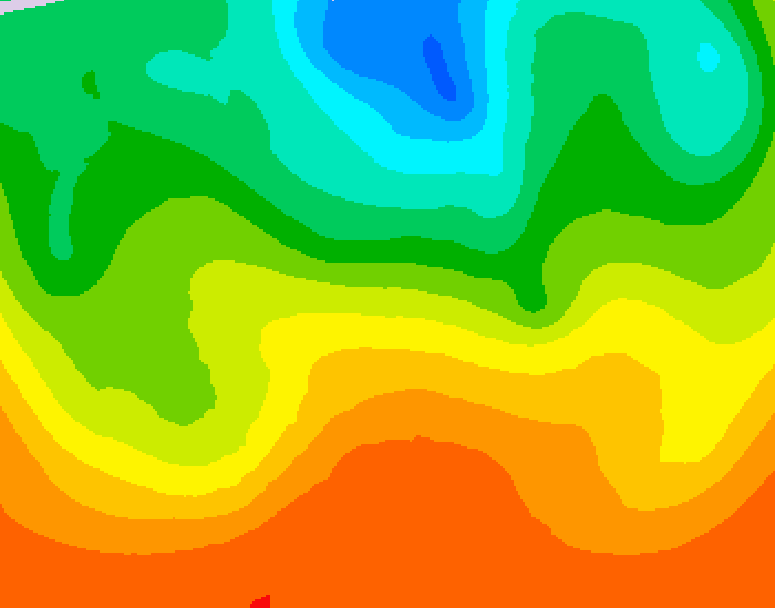 GDPS 500 millibar geopotential height 216 hour forecast chart for Canada based on 2026/08/29 1200Z data