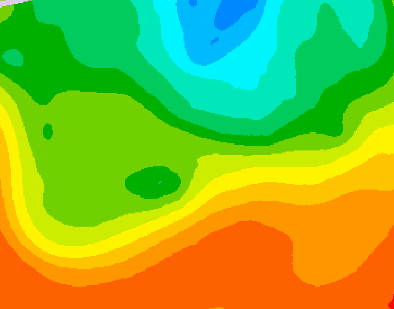 GDPS 500 millibar geopotential height 240 hour forecast chart for Canada based on 2026/08/29 1200Z data