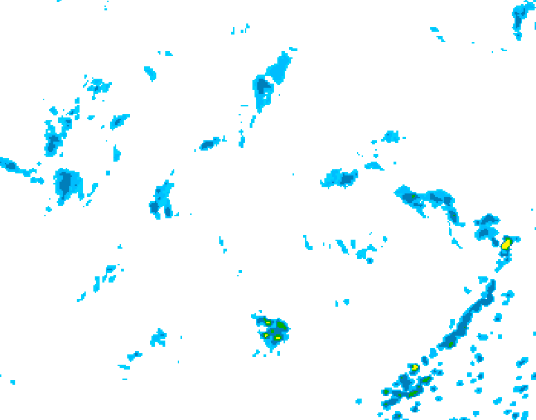 GDPS precipitation 012 hour forecast chart for Canada based on 2026/08/29 0000Z data