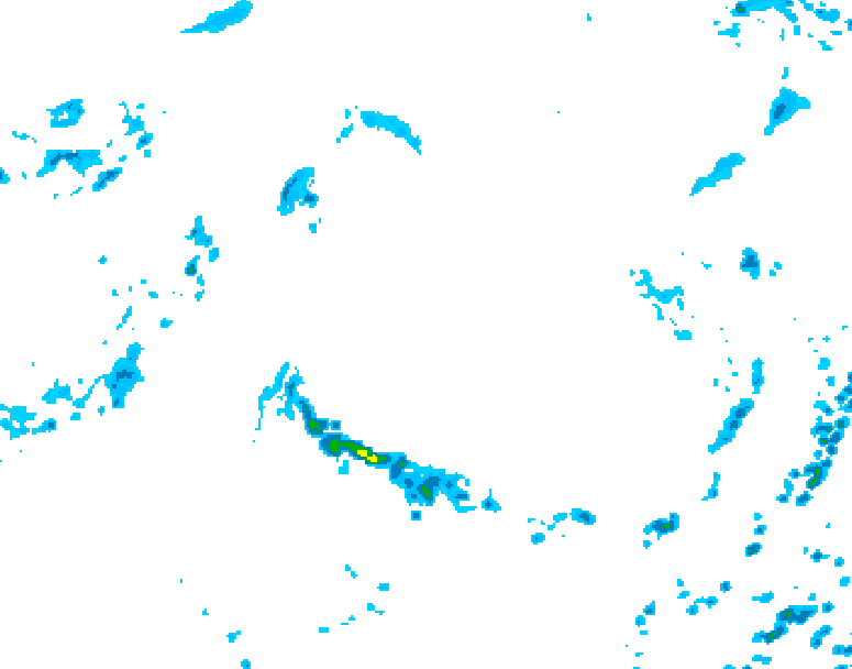GDPS precipitation 042 hour forecast chart for Canada based on 2026/08/29 1200Z data