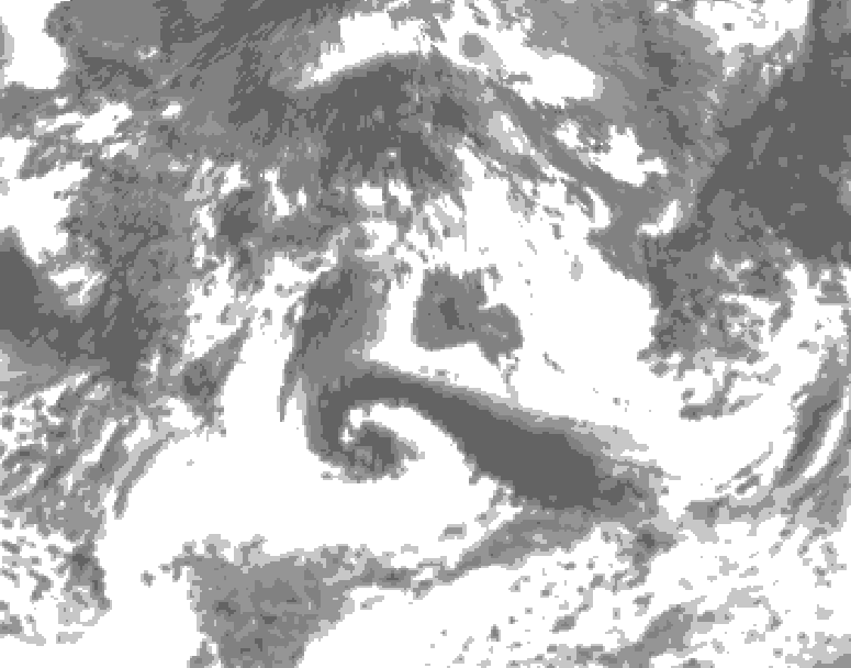 GDPS total cloud 060 hour forecast chart for Canada based on 2026/08/29 1200Z data
