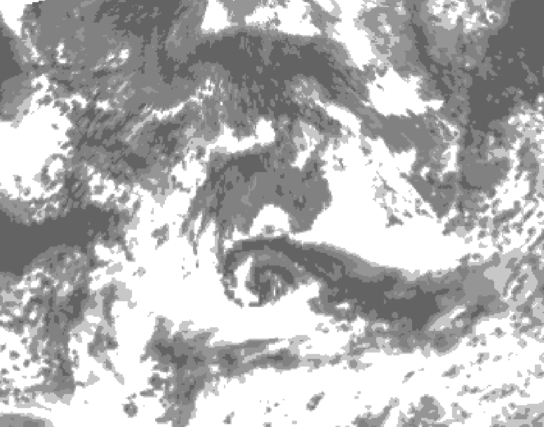 GDPS total cloud 072 hour forecast chart for Canada based on 2026/08/29 1200Z data
