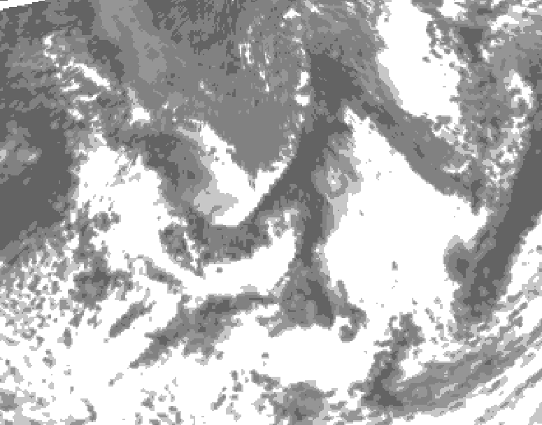 GDPS total cloud 192 hour forecast chart for Canada based on 2026/08/29 1200Z data