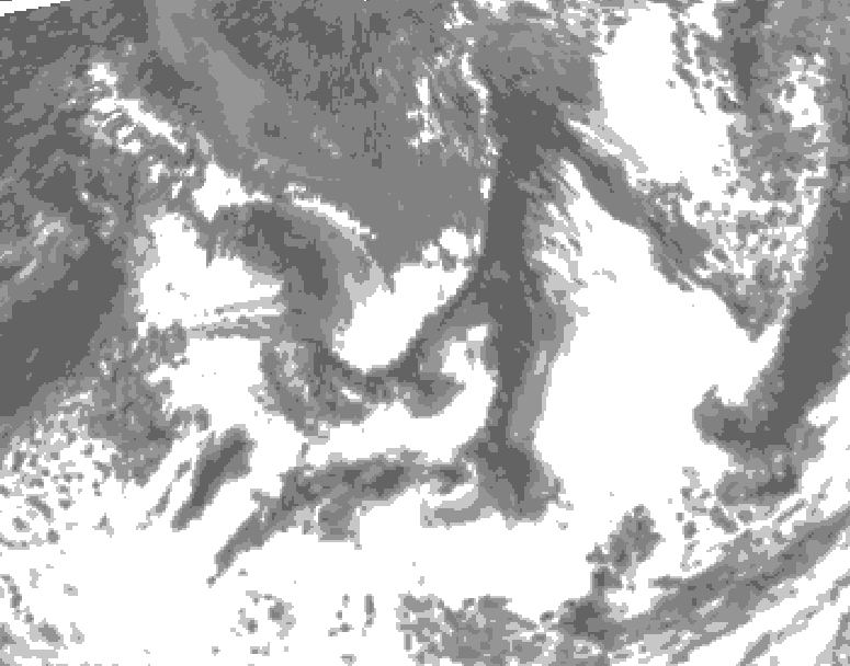 GDPS total cloud 198 hour forecast chart for Canada based on 2026/08/29 1200Z data