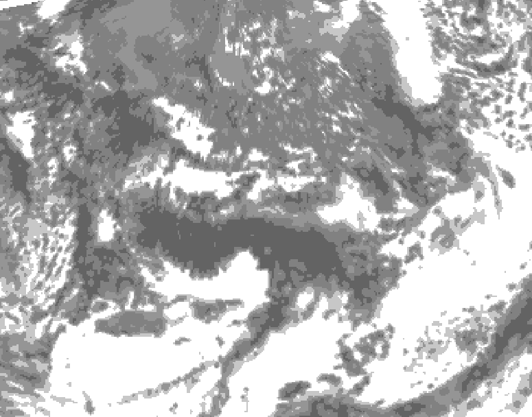 GDPS total cloud 240 hour forecast chart for Canada based on 2026/08/29 1200Z data