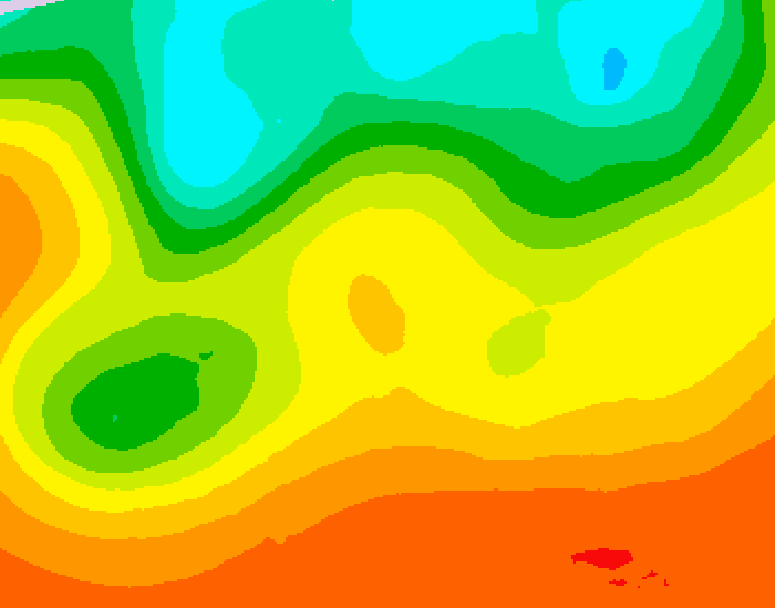 GDPS 500 millibar geopotential height 120 hour forecast chart for Canada based on 2026/08/30 0000Z data