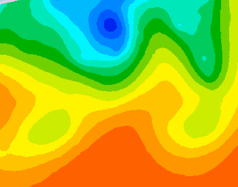 GDPS 500 millibar geopotential height 168 hour forecast chart for Canada based on 2026/08/30 0000Z data