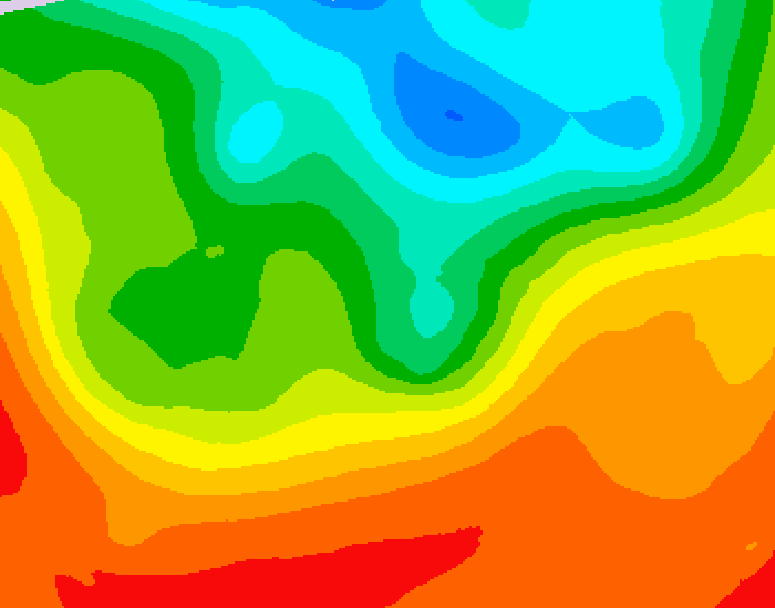 GDPS 500 millibar geopotential height 234 hour forecast chart for Canada based on 2026/08/30 0000Z data