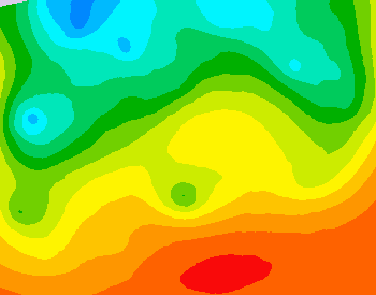 GDPS 500 millibar geopotential height 048 hour forecast chart for Canada based on 2026/08/30 1200Z data