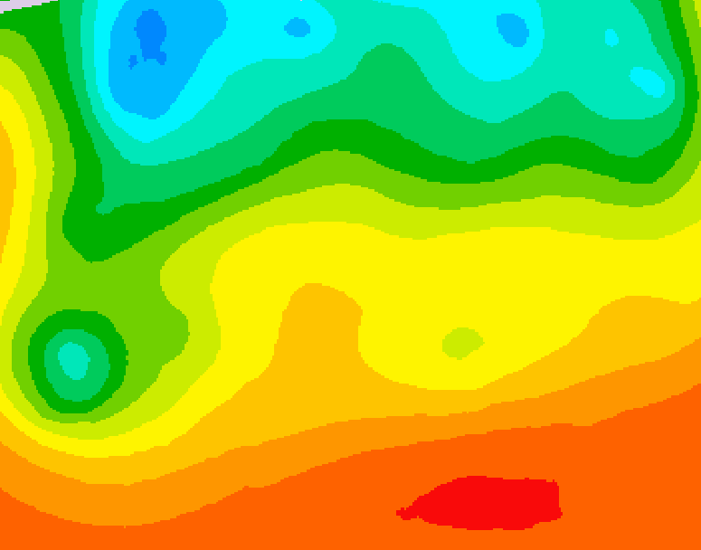 GDPS 500 millibar geopotential height 084 hour forecast chart for Canada based on 2026/08/30 1200Z data