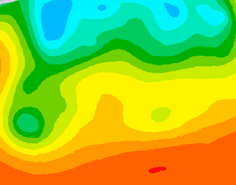 GDPS 500 millibar geopotential height 090 hour forecast chart for Canada based on 2026/08/30 1200Z data