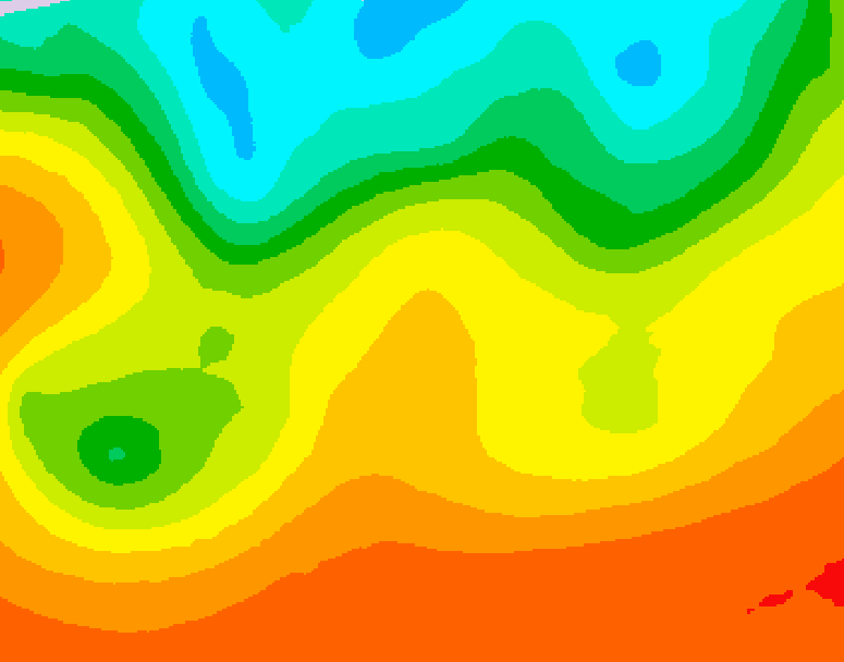 GDPS 500 millibar geopotential height 108 hour forecast chart for Canada based on 2026/08/30 1200Z data