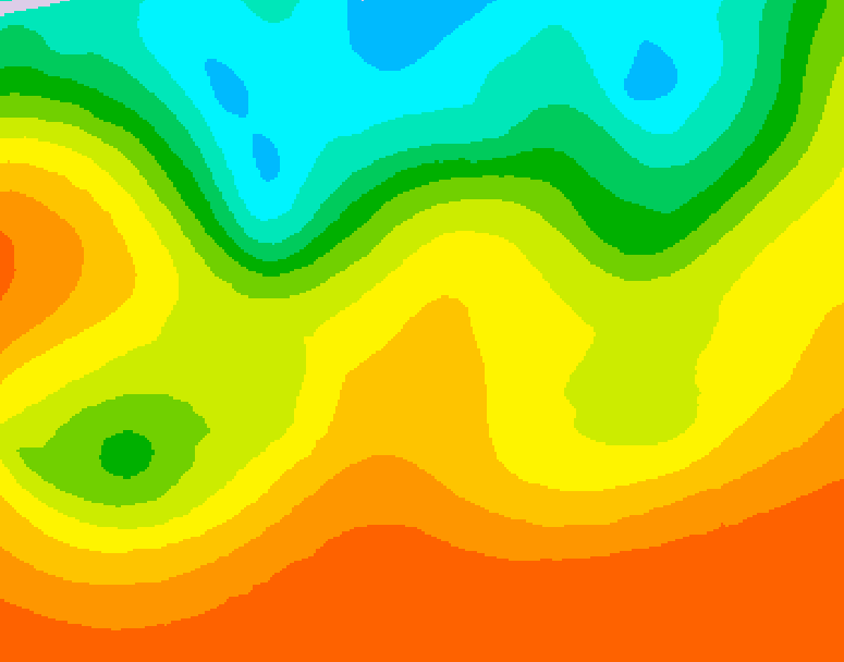 GDPS 500 millibar geopotential height 114 hour forecast chart for Canada based on 2026/08/30 1200Z data