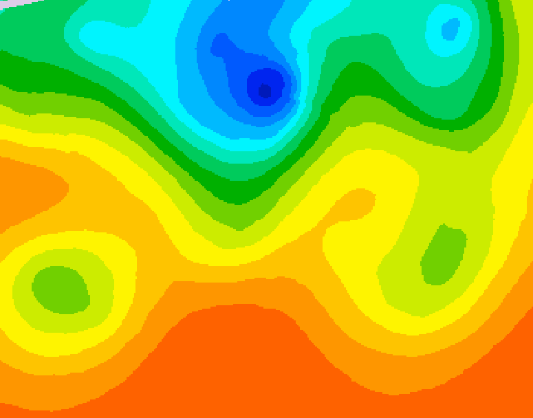 GDPS 500 millibar geopotential height 144 hour forecast chart for Canada based on 2026/08/30 1200Z data
