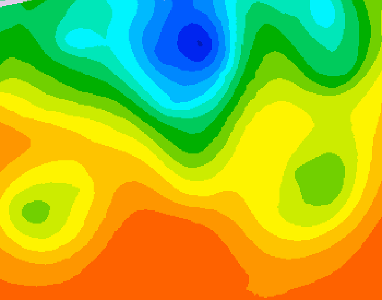GDPS 500 millibar geopotential height 156 hour forecast chart for Canada based on 2026/08/30 1200Z data
