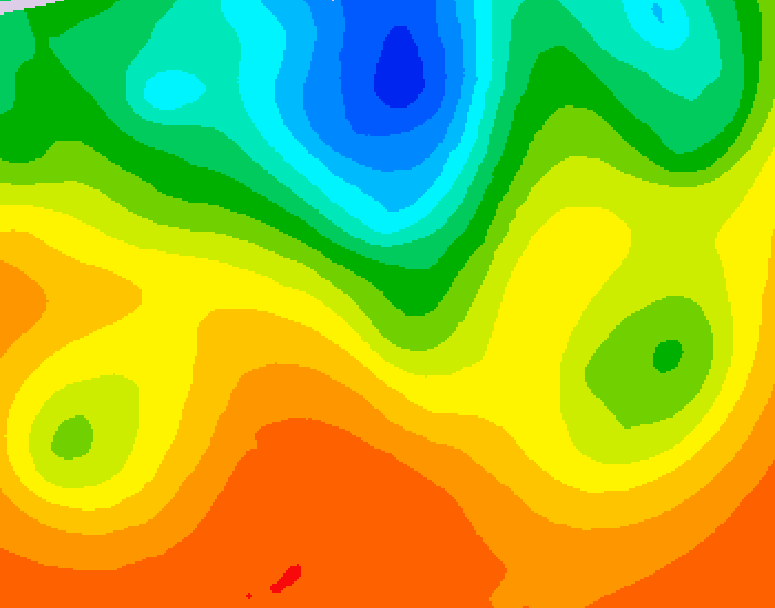 GDPS 500 millibar geopotential height 162 hour forecast chart for Canada based on 2026/08/30 1200Z data