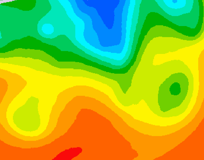 GDPS 500 millibar geopotential height 174 hour forecast chart for Canada based on 2026/08/30 1200Z data