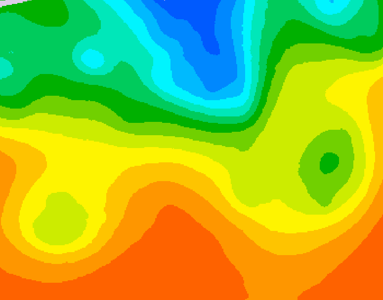 GDPS 500 millibar geopotential height 180 hour forecast chart for Canada based on 2026/08/30 1200Z data