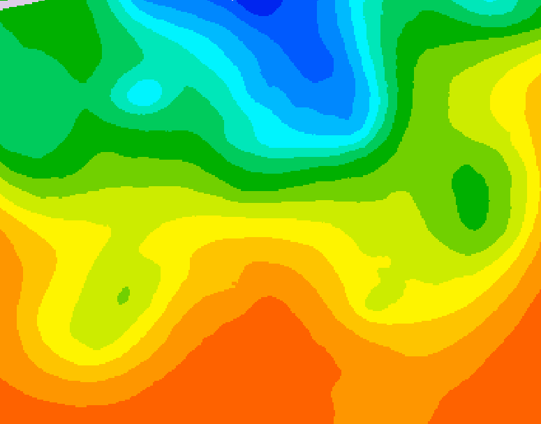 GDPS 500 millibar geopotential height 192 hour forecast chart for Canada based on 2026/08/30 1200Z data
