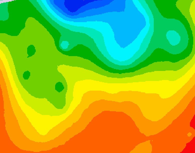 GDPS 500 millibar geopotential height 216 hour forecast chart for Canada based on 2026/08/30 1200Z data