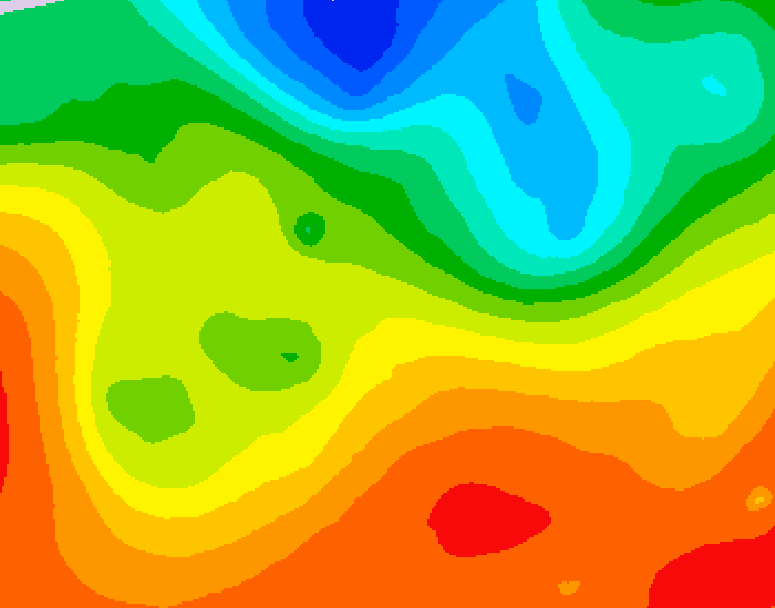 GDPS 500 millibar geopotential height 234 hour forecast chart for Canada based on 2026/08/30 1200Z data