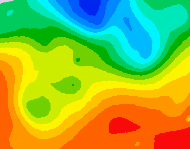 GDPS 500 millibar geopotential height 240 hour forecast chart for Canada based on 2026/08/30 1200Z data