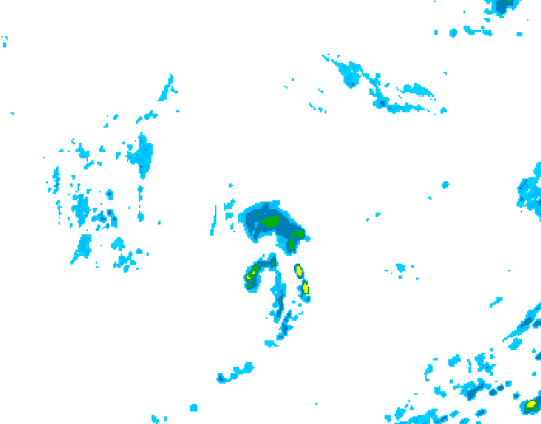 GDPS precipitation 216 hour forecast chart for Canada based on 2026/08/30 0000Z data